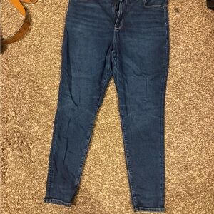 American Eagle Outfitters Dark Blue Skinny Jeans